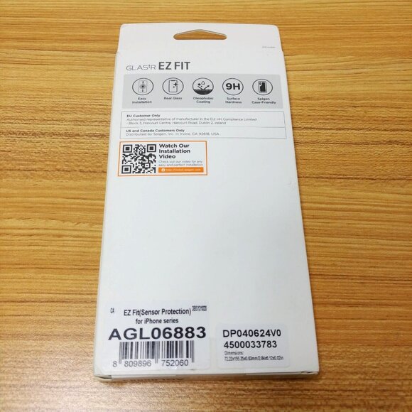 Spigen iPhone 15 Plus Screen Protector GLAS.tR EZ Fit 2‎ Pack AGL06883 - Picture 2 of 3